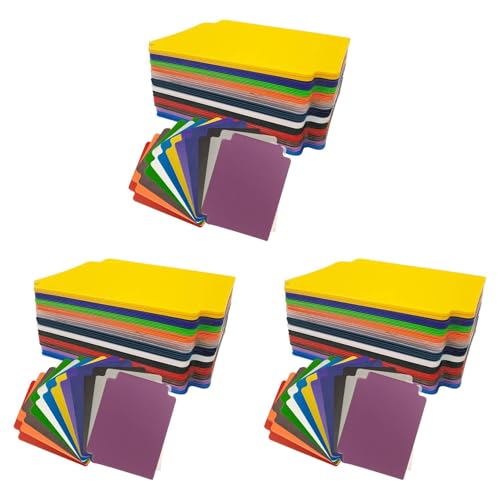 Slicooken Sammelkarten-Trenner, 180 Stück, Mehrfarbige Karten-Seitenteiler, Gefrostete Kartentrenner-Trennkarten, für Büro-Spielekarten Slicooken Sammelkarten-Trenner, 180 Stück, Mehrfarbige Karten-Seitenteiler, Gefrostete Kartentrenner-Trennkarten, für Büro-Spielekarten von Slicooken