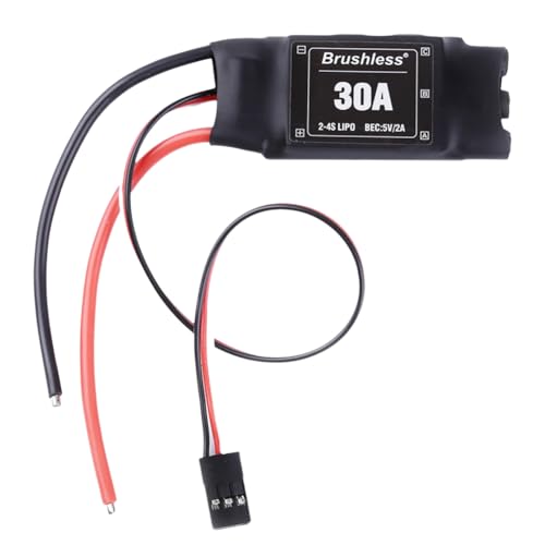 Slicooken Xxd Bürstenloser 30A ESC 2-4S Elektrischer Geschwindigkeit Controller mit 5V 2A BEC für RC Flugzeug Multicopter Hubschrauber Kurzfristig Slicooken Xxd Bürstenloser 30A ESC 2-4S Elektrischer Geschwindigkeit Controller mit 5V 2A BEC für RC Flugzeug Multicopter Hubschrauber Kurzfristig von Slicooken