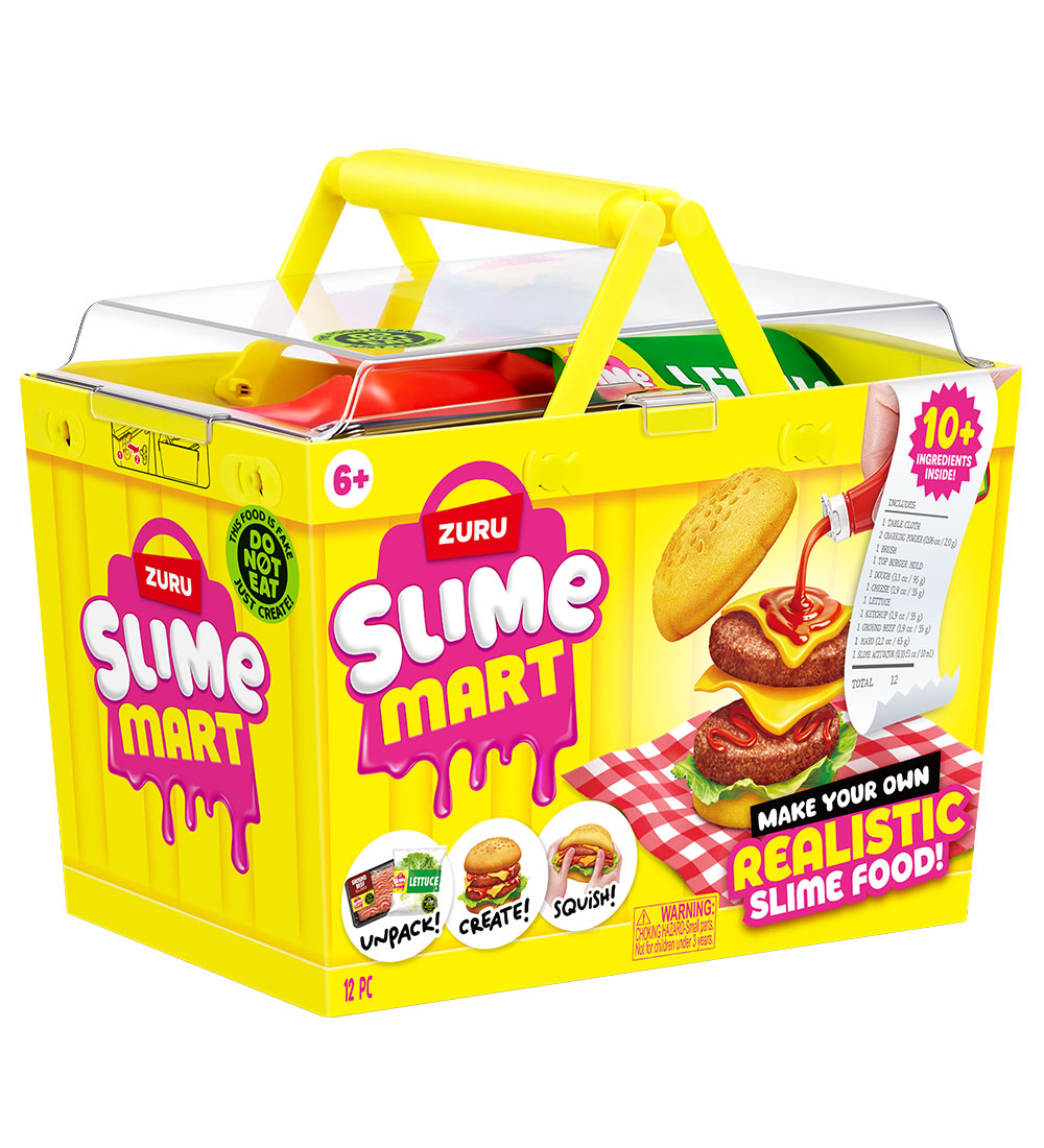 Slime Mart - Small Einkaufskorb - Burger - 11 Teile - Slime Mart - One Size - Slim Slime Mart - Small Einkaufskorb - Burger - 11 Teile - Slime Mart - One Size - Slim von Slime Mart