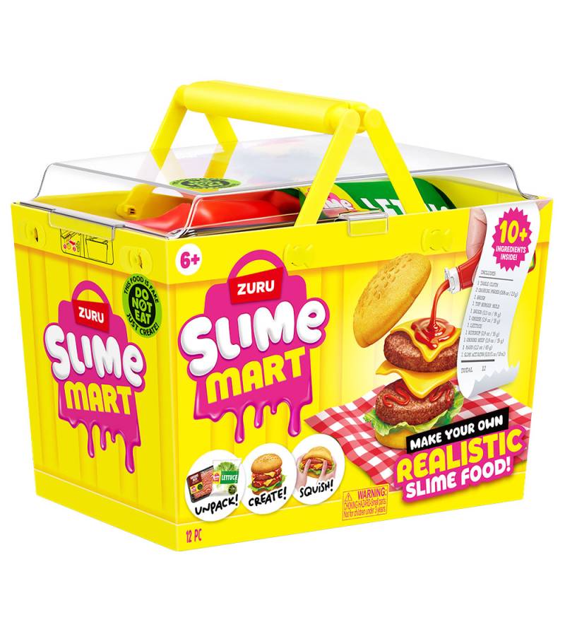 Slime Mart - Small Einkaufskorb - Burger - 11 Teile - Slime Mart - One Size - Slim Slime Mart - Small Einkaufskorb - Burger - 11 Teile - Slime Mart - One Size - Slim von Slime Mart