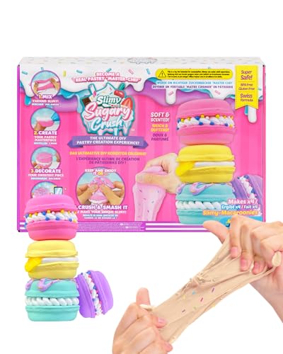 Slimy Sugary Crush - Macaroonies, Slime und Knete Kreativ-Set, Backspiel zum selber Mischen, Formen und Dekorieren, kreatives Gestalten für Kinder Slimy Sugary Crush - Macaroonies, Slime und Knete Kreativ-Set, Backspiel zum selber Mischen, Formen und Dekorieren, kreatives Gestalten für Kinder von Slimy