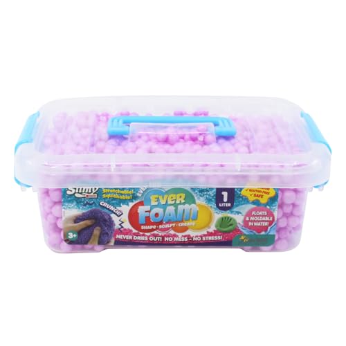 Slimy Ever Foam - 1 Liter ultimativ sensorische original Wolkenschleim Spielmasse, die Niemals trocknet, für kreativen Knet- und Modellier-Spass - auch im Wasser, Farbe:Lila Slimy Ever Foam - 1 Liter ultimativ sensorische original Wolkenschleim Spielmasse, die Niemals trocknet, für kreativen Knet- und Modellier-Spass - auch im Wasser, Farbe:Lila von Slimy