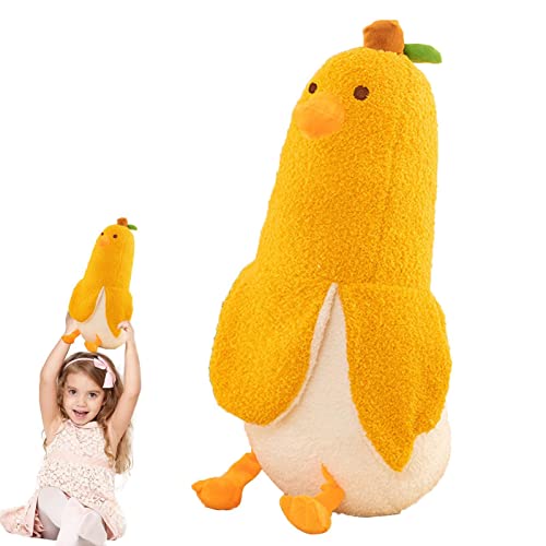 Sloane Ente Bananenplüsch | 27cm Plüschtier Ente | Anschmiegsames, süßes, weiches Wurfkissen-Plüschspielzeug für Kinder, Geburtstag, Mädchen, Festival, Kinder, Weihnachten, Bett Sloane Ente Bananenplüsch | 27cm Plüschtier Ente | Anschmiegsames, süßes, weiches Wurfkissen-Plüschspielzeug für Kinder, Geburtstag, Mädchen, Festival, Kinder, Weihnachten, Bett von Sloane