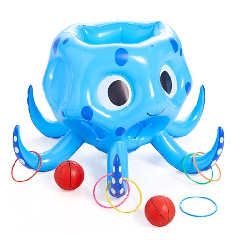 Sloosh Aufblasbarer Oktopus Basketballkorb mit Wurfspielset Sloosh Aufblasbarer Oktopus Basketballkorb mit Wurfspielset von Sloosh