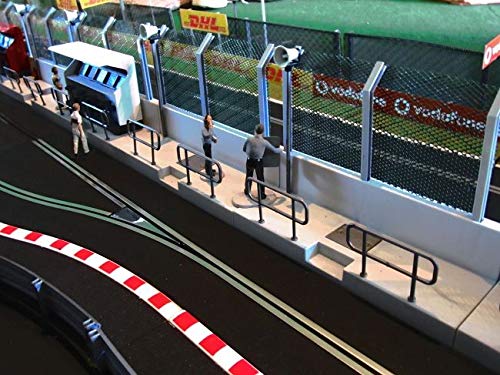 SLOT TRACK SCENICS PW 3x Pit Wall Sections - for Scalextric von Slot Track Scenics