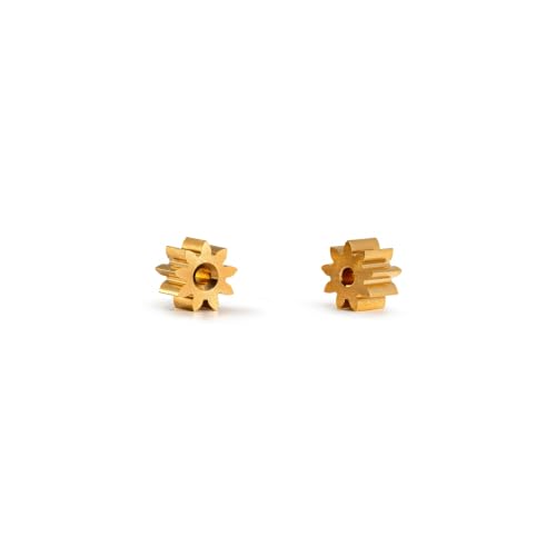 Slot.it Zahnkranz aus Messing, 9 Zähne, Ø 6 mm – Innen Ø 1,5 mm (2 Stück) von Slot.it