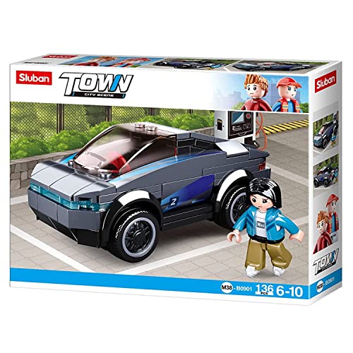 Sluban Klemmbausteine E-Auto (136 Teile) von Sluban Klemmbausteine