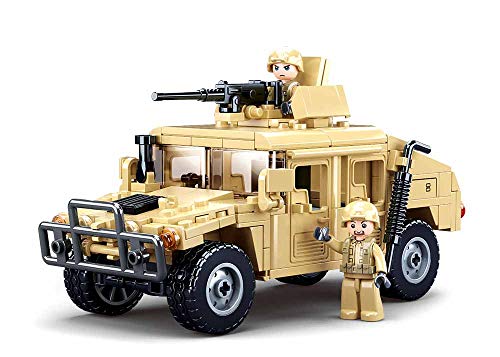 Gepanzertes Fahrzeug (265 Teile) [M38-B0837], Spielset , Klemmbausteine, Soldaten, mit Spielfigur, Army, Mehrfarbig, Sluban Klemmbausteine SL95707, Für Kinder ab 4 Jahren von Sluban