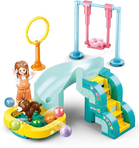 Sluban Klemmbausteine Hunde Spielplatz (90 Teile) von Sluban Klemmbausteine