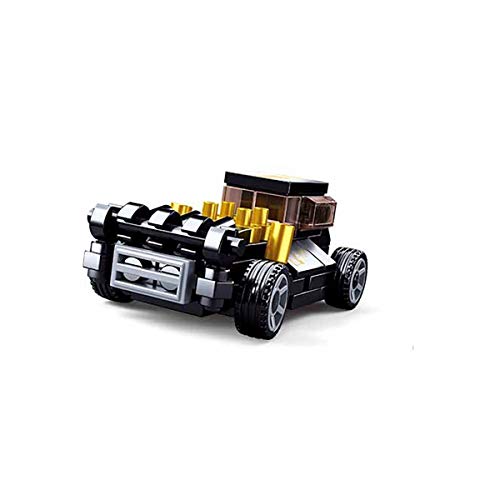Sluban Klemmbausteine Sluban SL07177, Pullback Auto Mod Rod (51 Teile) [M38-B0801C], Spielset, Klemmbausteine, Rennauto, ohne Spielfigur, Car Club, bunt von Sluban Klemmbausteine