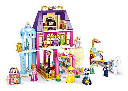 Sluban Klemmbausteine SL95736, Kaufhaus (526 Teile) [M38-B0876], Spielset, Klemmbausteine, City, mit Spielfigur, Mädchenträume, bunt von Sluban Klemmbausteine