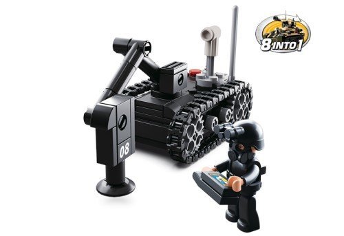 Sluban Klemmbausteine Sluban101380587D SL08274, Mini-Bauset Minenräumer (164 Teile) [M38-B0587D], Spielset, Klemmbausteine, Soldaten, mit Spielfigur, Army von Sluban Klemmbausteine