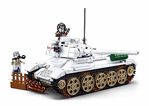 Sluban Klemmbausteine WWII - Sowjetischer Mittelschwerer Panzer (518 Teile) von Sluban Klemmbausteine