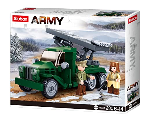 Sluban Klemmbausteine WWII - Sowjetischer Raketenwerfer (201 Teile) von Sluban Klemmbausteine