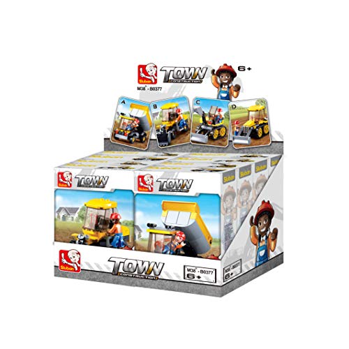 Construction Sets, 4 Items Assorted, 2PCS PER Item, 8PCS IN TOTAL Construction Sets, 4 Items Assorted, 2PCS PER Item, 8PCS IN TOTAL von Sluban