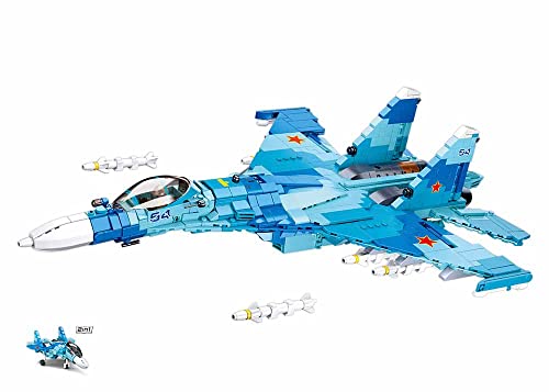 ModelBricks - Su-27 Fighter 2-IN-1 1040PCS von SLUBAN