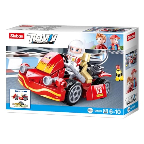 Pullback Auto Go-Kart (89 Teile) von Sluban