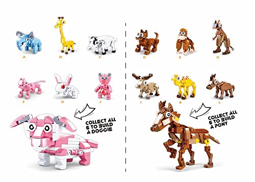 Q Bricks Egg - Mammal 24 Pieces von Sluban