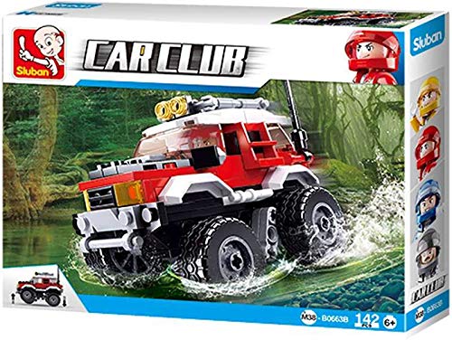 Sluban 480B0663B Car Club Off Road, Red von Sluban