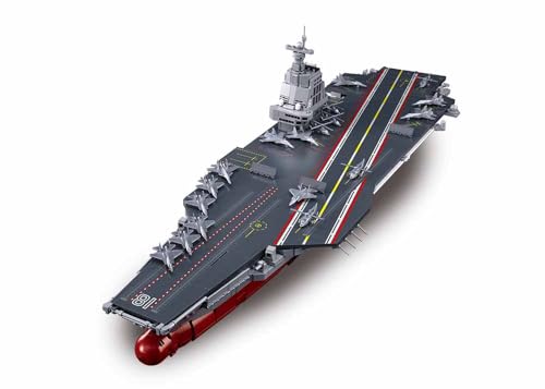 Sluban Fujian Flugzeugträger Modellbausatz, 1:450 Maßstab, 1312 Teile, Marine Kriegsschiff, M38-B1188 von Sluban