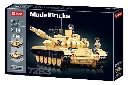 Sluban Kampfpanzer (2-in-1 Bausatz) (770 Teile) von Sluban