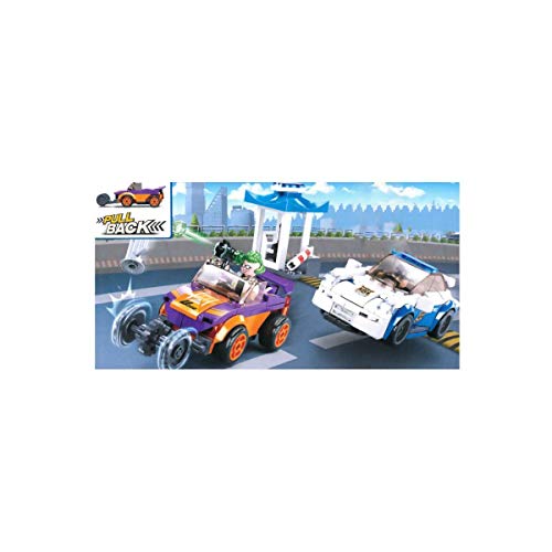 Sluban Klemmbausteine SL95695, Polizei Verfolgungsjagd (264 Teile) [M38-B0825], Spielset, Klemmbausteine, Rettungskräfte, mit Spielfigur, Polizei, bunt von Sluban Klemmbausteine
