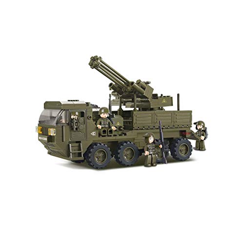 Mobile Flak (306 Teile) [M38-B0302], Spielset , Klemmbausteine, Soldaten, mit Spielfigur, Für Kinder ab 4 Jahren, Army, Sluban SL95128 von Sluban