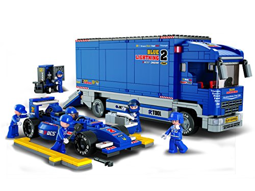 Sluban M38-B0357 Baukasten - Formula 1 - Truck mit Rennwagen Sluban M38-B0357 Baukasten - Formula 1 - Truck mit Rennwagen von Sluban