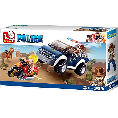 Sluban Politie Jeep M38-B0650, Verschieden von Sluban