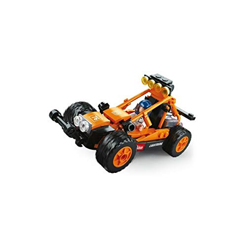 Strandbuggy (119 Teile) [M38-B0676], Spielset, Klemmbausteine, Auto, mit Spielfigur, Car Club, Sluban SL95537 von Sluban Klemmbausteine