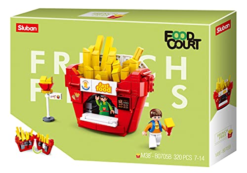 Sluban M38-B0705B Food Court-French Fries House, Mehrfarbig Sluban M38-B0705B Food Court-French Fries House, Mehrfarbig von Sluban
