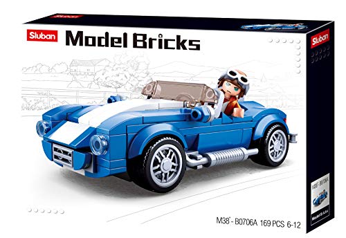 Sluban M38-B0706A Modell Bricks-Cobra GT40 Car (169 Stück), Mehrfarbig von Sluban