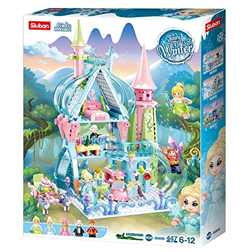 Sluban M38-B0898 of Winter – Fairy Tale Castle, 447 Stück, Mehrfarbig von Sluban
