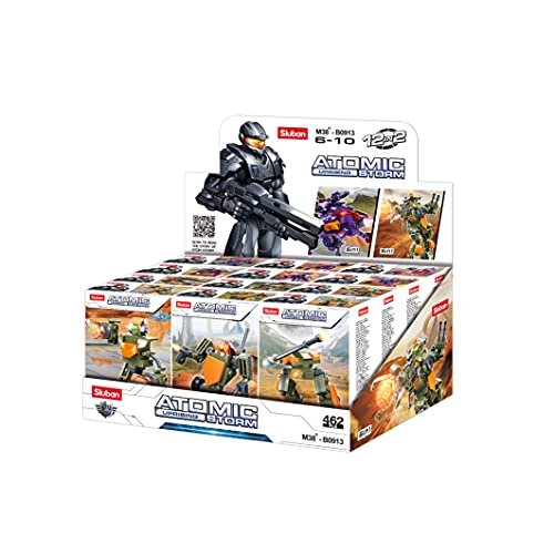 Sluban M38-B0913 Atomic Storm (Uprising) Display Box Containing 12 Items, Mehrfarbig von Sluban