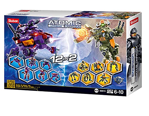 Sluban M38-B0915 Atomic Storm (Uprising) – 12 into 2, Mehrfarbig, one Size von Sluban