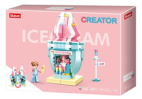 Sluban M38-B0917 Creator – Icecream 247 Stück, Mehrfarbig von Sluban