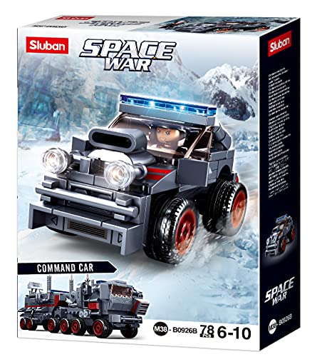 Sluban M38-B0926B Space War – Patrol Car 78 Stück, Mehrfarbig von Sluban