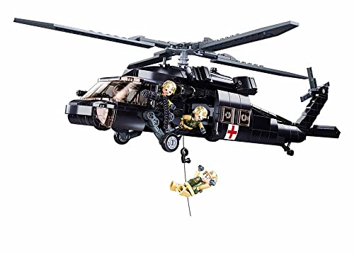 Sluban M38-B1012 ModelBricks-UH-60 Black Hawk 692pcs von Sluban