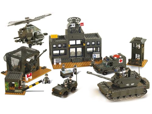 Sluban M38-B7100 - Baukasten - Armee - Hauptquartier / 3+ jahre / 1086 stucke Sluban M38-B7100 - Baukasten - Armee - Hauptquartier / 3+ jahre / 1086 stucke von Sluban