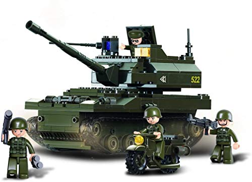 Sluban SL93889, Panzer I (258 Teile) [M38-B9800], Spielset, Klemmbausteine, Soldaten, mit Spielfigur, Army, bunt von Sluban