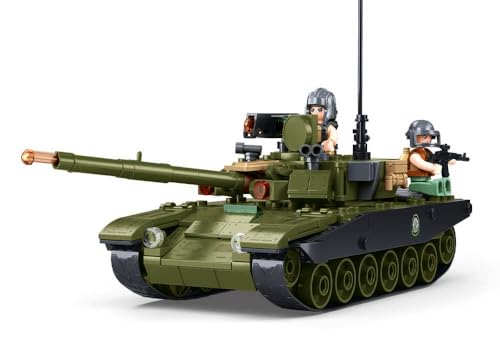 Sluban Militär Bausteine Panzer Set, 326 Teile, 22,4 cm, mit 3 Minifiguren, M38-B1257 Sluban Militär Bausteine Panzer Set, 326 Teile, 22,4 cm, mit 3 Minifiguren, M38-B1257 von Sluban