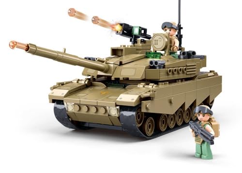 Sluban Militär Panzer Baukasten, 322 Teile, 24,3 cm Lang, Spielzeug für Kinder 6-12 Jahre, M38-B1256 Sluban Militär Panzer Baukasten, 322 Teile, 24,3 cm Lang, Spielzeug für Kinder 6-12 Jahre, M38-B1256 von Sluban