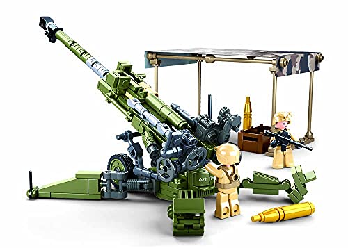 Sluban- Modell Bricks-M777 Howitzer 258 Stück, M38-B0890, Mehrfarbig von Sluban