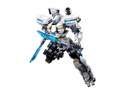 Sluban P.R. Mecha Roboter-Bausatz, 561 Teile, M38-B1151, für 8-14 Jahre, Weiß/Grau mit Türkis-Akzenten Sluban P.R. Mecha Roboter-Bausatz, 561 Teile, M38-B1151, für 8-14 Jahre, Weiß/Grau mit Türkis-Akzenten von Sluban