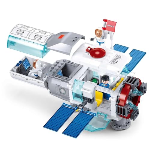 Sluban Space Series - Raumstation Bausteine 292 Teile, mit Minifiguren, ab 6 Jahren von Sluban