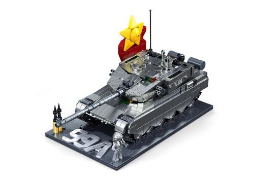 Sluban ZTZ-99AS Panzer Modellbausatz, 1:35 Maßstab, 1079 Teile, 44,1 cm, mit Minifigur und Zubehör Sluban ZTZ-99AS Panzer Modellbausatz, 1:35 Maßstab, 1079 Teile, 44,1 cm, mit Minifigur und Zubehör von Sluban