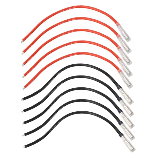 Sluffs 10PCS RC Extension Cable, Electronic Motor Cable, Black red 4mm Banana Connector, 16AWG Silicon Wire for axial Scx10 Sluffs 10PCS RC Extension Cable, Electronic Motor Cable, Black red 4mm Banana Connector, 16AWG Silicon Wire for axial Scx10 von Sluffs