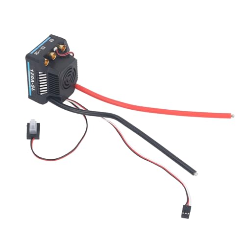 Sluffs 120A 1/8 1/10 Model brushless ESC Electronic Speed Controller Suitable for 1/8 RC car high-Power RC Electronic Speed Controller Model car Parts Model Toy Sluffs 120A 1/8 1/10 Model brushless ESC Electronic Speed Controller Suitable for 1/8 RC car high-Power RC Electronic Speed Controller Model car Parts Model Toy von Sluffs