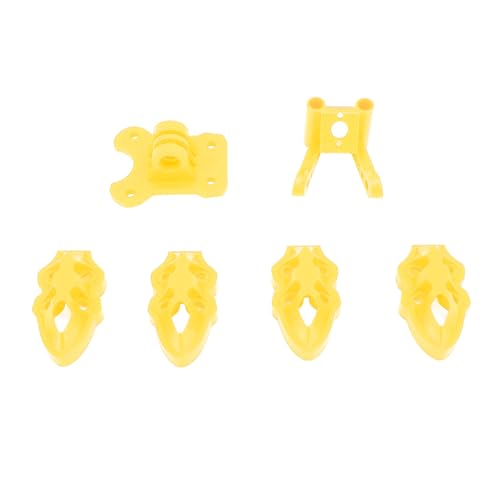 Sluffs RC FPV Quadcopter Motor Base Camera Antenna Mounting Base Kit for 5‑10in Quadcopter Drone Frame 3D Printed (Yellow) von Sluffs