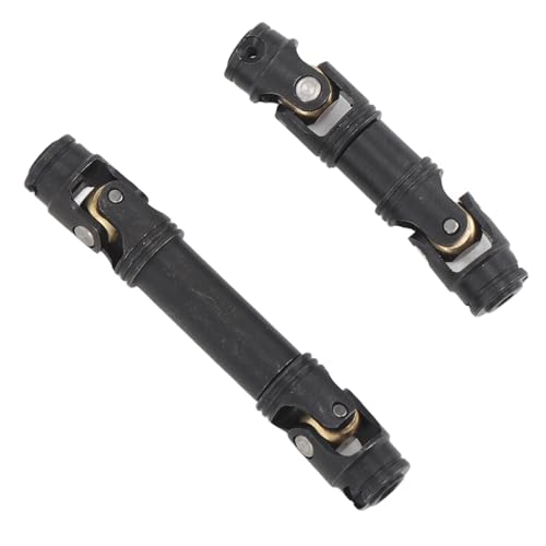 Sluffs Upgraded Parts for The Front and Rear Center shafts of The Transmission Shaft, Suitable for RC Drive Shaft Replacement Adjustable Universal Metal Front and Rear CVD Drivesha von Sluffs